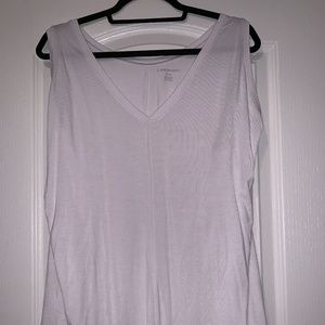 SOLD LANE BRYANT V NECK SWING TANK